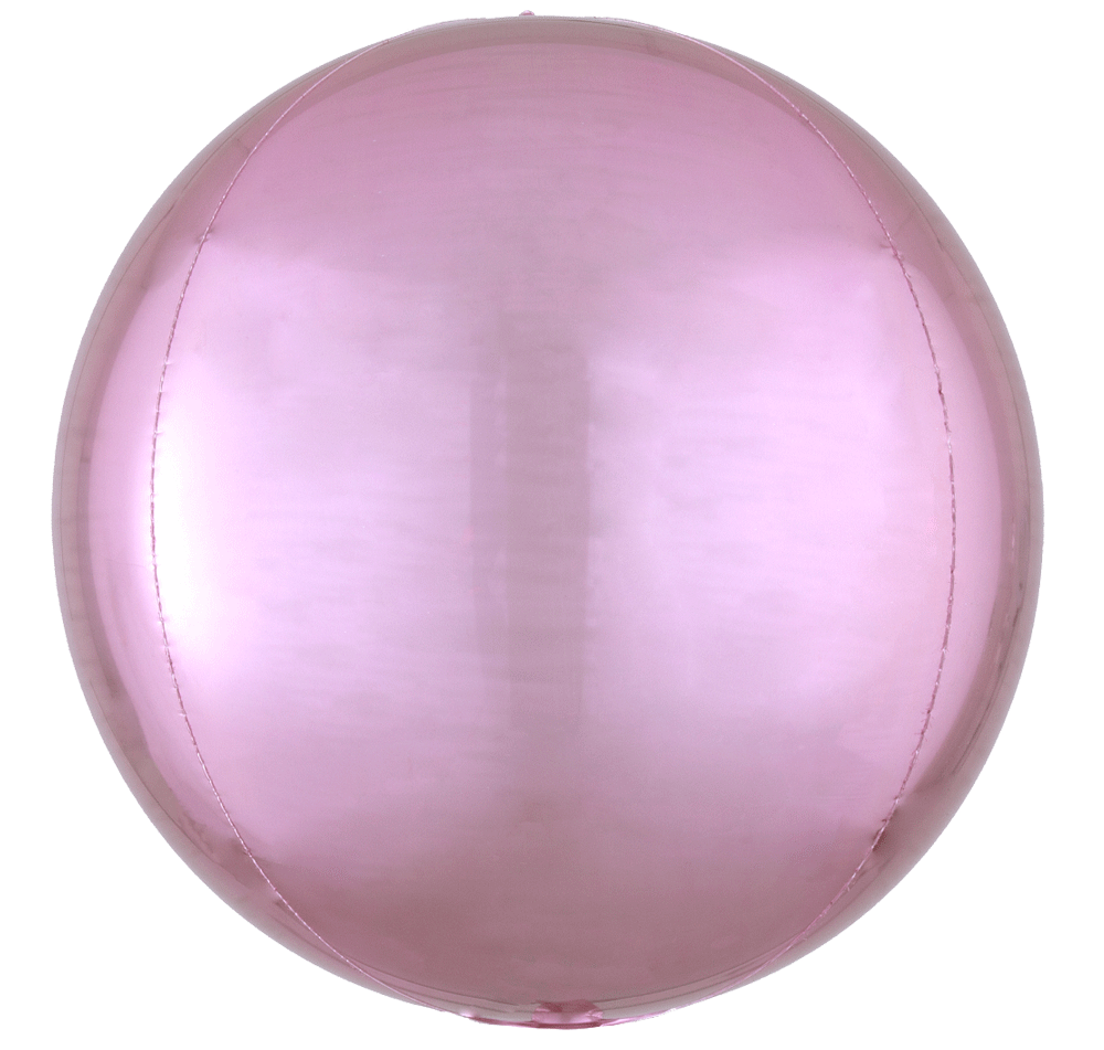 Personalized Sphere Shaped Metallic Balloon 17'' ( Colors Available )