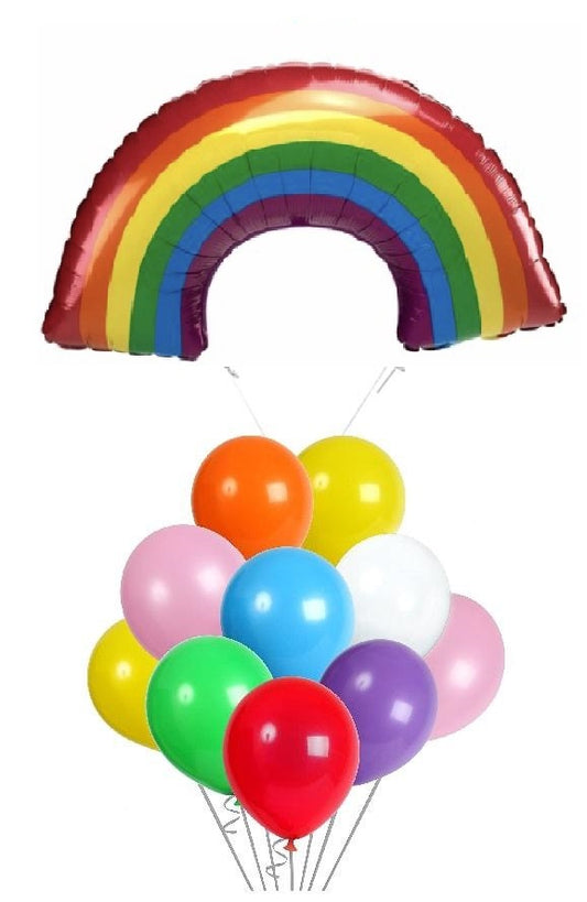 Rainbow_Super_Bouquet_Balloon_Arc-en-Ciel_Ca_va_bien_aller_Ballon_Bouquet_Helium_Montreal