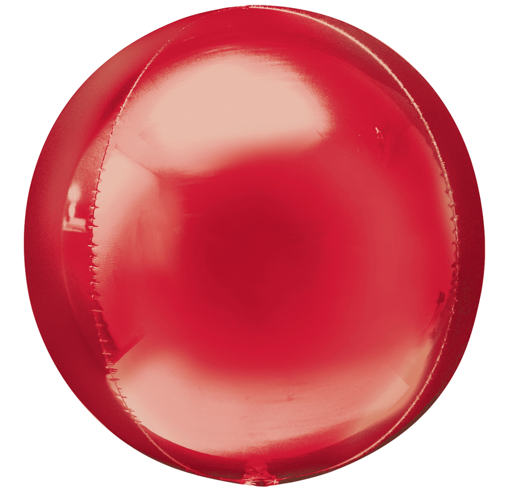 Ballon métallique personnalisé en forme de sphère 17'' (couleurs disponibles)