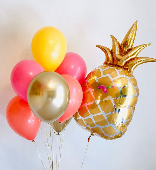 Bouquet 6 Balloons 11''- Golden Pineapple